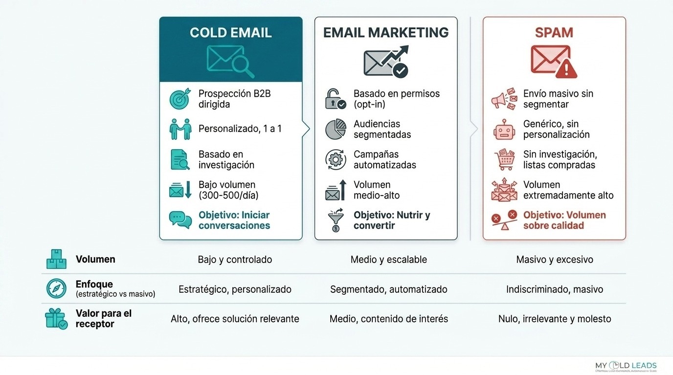 Cold Email: Guía B2B 2026 con Datos Reales