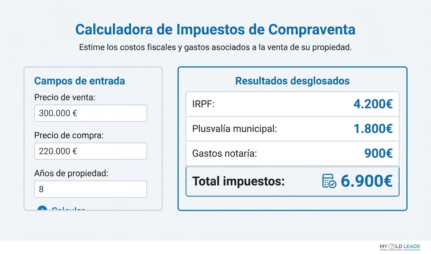 Calculadora de impuestos